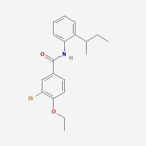 3-bromo-N-[2-(butan-2-yl)phenyl]-4-ethoxybenzamide