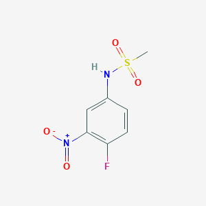molecular formula C7H7FN2O4S B404984 N-(4-fluoro-3-nitrophenyl)methanesulfonamide CAS No. 85482-36-6