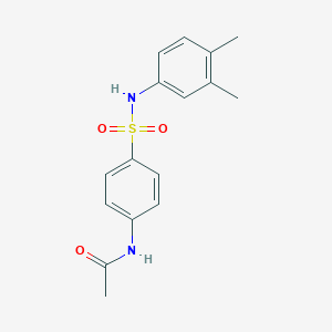 molecular formula C16H18N2O3S B404986 4'-(3,4-Dimethylphenylsulfamoyl)acetanilide CAS No. 2158-17-0