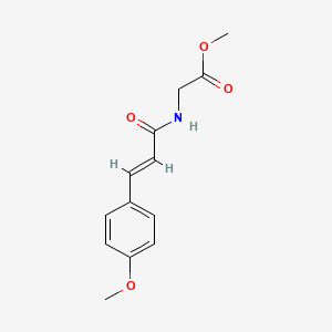 methyl N-[(2E)-3-(4-methoxyphenyl)prop-2-enoyl]glycinate