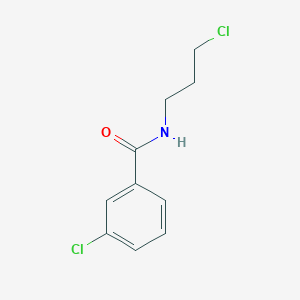 molecular formula C10H11Cl2NO B404993 3-chloro-N-(3-chloropropyl)benzamide 
