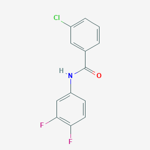 molecular formula C13H8ClF2NO B404999 3-chloro-N-(3,4-difluorophenyl)benzamide CAS No. 330469-03-9