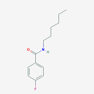 molecular formula C13H18FNO B405001 4-fluoro-N-hexylbenzamide CAS No. 234449-90-2