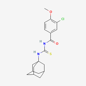 N-[(1-adamantylamino)carbonothioyl]-3-chloro-4-methoxybenzamide