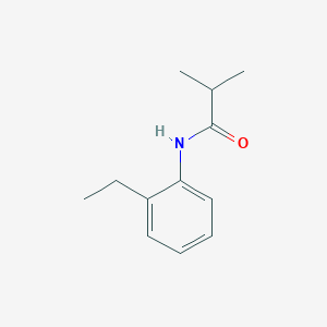 molecular formula C12H17NO B405004 N-(2-ethylphenyl)-2-methylpropanamide 