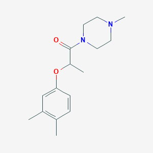 molecular formula C16H24N2O2 B4050059 1-[2-(3,4-dimethylphenoxy)propanoyl]-4-methylpiperazine 