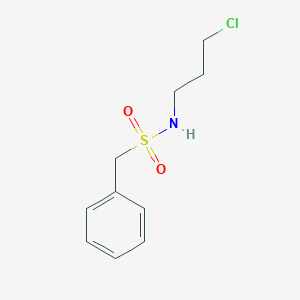 molecular formula C10H14ClNO2S B405007 N-(3-chloropropyl)-1-phenylmethanesulfonamide 