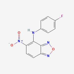 N-(4-fluorophenyl)-5-nitro-2,1,3-benzoxadiazol-4-amine