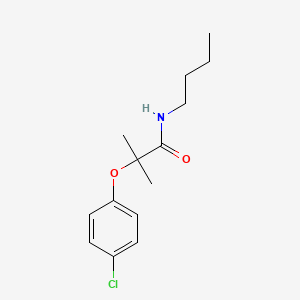 N-butyl-2-(4-chlorophenoxy)-2-methylpropanamide