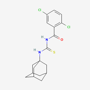 molecular formula C18H20Cl2N2OS B4050221 N-[(1-adamantylamino)carbonothioyl]-2,5-dichlorobenzamide 