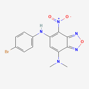 N6-(4-Bromophenyl)-N4,N4-dimethyl-7-nitro-2,1,3-benzoxadiazole-4,6-diamine