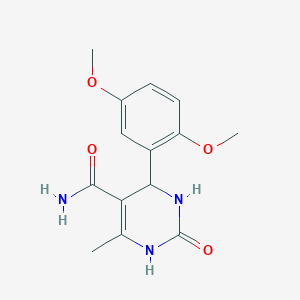 molecular formula C14H17N3O4 B4050288 MFCD02085652 