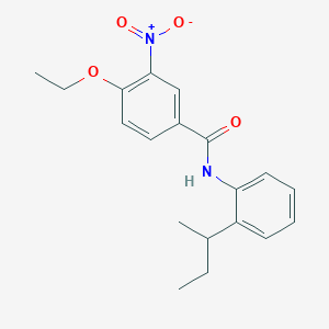 N-[2-(butan-2-yl)phenyl]-4-ethoxy-3-nitrobenzamide