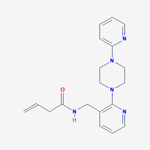 N-({2-[4-(2-pyridinyl)-1-piperazinyl]-3-pyridinyl}methyl)-3-butenamide