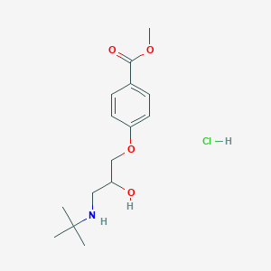 methyl 4-[3-(tert-butylamino)-2-hydroxypropoxy]benzoate hydrochloride