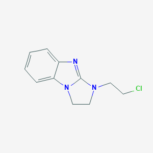 molecular formula C11H12ClN3 B405042 1-(2-氯乙基)-2,3-二氢-1H-咪唑并[1,2-a]苯并咪唑 CAS No. 118517-62-7