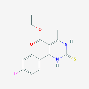 ethyl 4-(4-iodophenyl)-6-methyl-2-thioxo-1,2,3,4-tetrahydro-5-pyrimidinecarboxylate