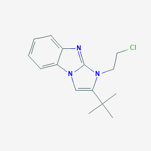 molecular formula C15H18ClN3 B405044 2-tert-butyl-1-(2-chloroethyl)-1H-imidazo[1,2-a]benzimidazole 