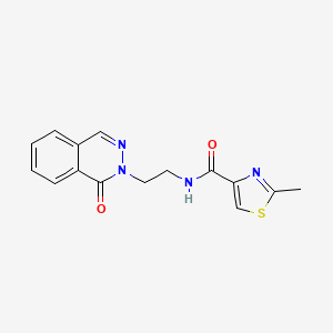 2-methyl-N-[2-(1-oxophthalazin-2(1H)-yl)ethyl]-1,3-thiazole-4-carboxamide