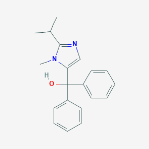 molecular formula C20H22N2O B405046 (3-Methyl-2-propan-2-ylimidazol-4-yl)-diphenylmethanol CAS No. 302815-38-9