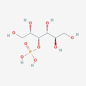 molecular formula C6H15O9P B040505 山梨醇 3-磷酸 CAS No. 121955-14-4
