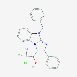 1-(9-benzyl-2-phenyl-9H-imidazo[1,2-a]benzimidazol-3-yl)-2,2,2-trichloroethanol