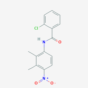 2-chloro-N-(2,3-dimethyl-4-nitrophenyl)benzamide