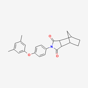 molecular formula C23H23NO3 B4050551 2-[4-(3,5-dimethylphenoxy)phenyl]hexahydro-1H-4,7-methanoisoindole-1,3(2H)-dione 