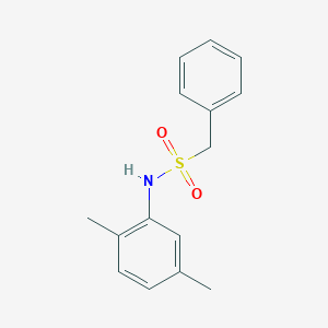 molecular formula C15H17NO2S B405059 N-(2,5-dimethylphenyl)-1-phenylmethanesulfonamide 