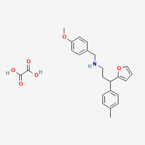 [3-(2-furyl)-3-(4-methylphenyl)propyl](4-methoxybenzyl)amine oxalate