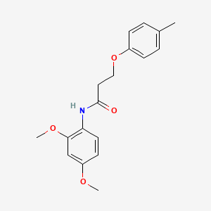 N-(2,4-dimethoxyphenyl)-3-(4-methylphenoxy)propanamide