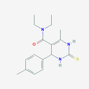 N,N-diethyl-6-methyl-4-(4-methylphenyl)-2-thioxo-1,2,3,4-tetrahydro-5-pyrimidinecarboxamide