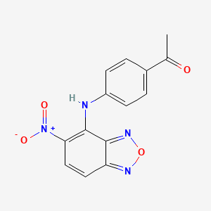 1-{4-[(5-nitro-2,1,3-benzoxadiazol-4-yl)amino]phenyl}ethanone