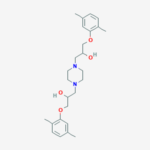 molecular formula C26H38N2O4 B4050928 1,1'-(1,4-piperazinediyl)bis[3-(2,5-dimethylphenoxy)-2-propanol] 