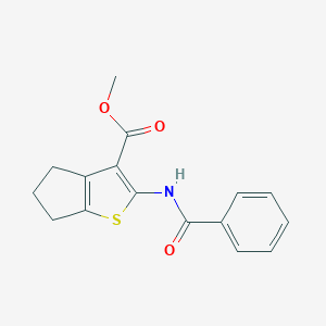 methyl 2-(benzoylamino)-5,6-dihydro-4H-cyclopenta[b]thiophene-3-carboxylate