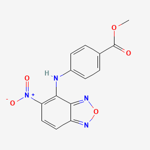 methyl 4-[(5-nitro-2,1,3-benzoxadiazol-4-yl)amino]benzoate