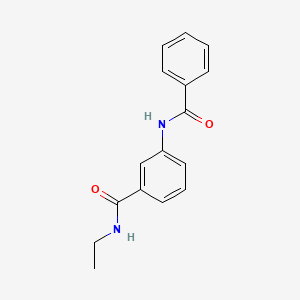 molecular formula C16H16N2O2 B4051057 3-(苯甲酰氨基)-N-乙基苯甲酰胺 