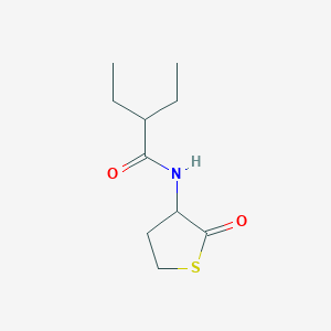 2-ethyl-N-(2-oxotetrahydro-3-thienyl)butanamide