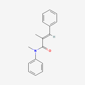 (E)-N,2-DIMETHYL-N,3-DIPHENYL-2-PROPENAMIDE