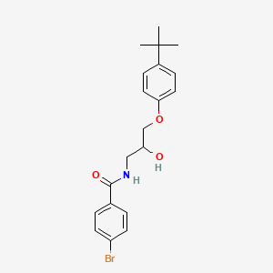 molecular formula C20H24BrNO3 B4051145 4-bromo-N-[3-(4-tert-butylphenoxy)-2-hydroxypropyl]benzamide 