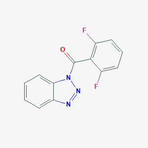 molecular formula C13H7F2N3O B405117 Benzotriazol-1-yl-(2,6-difluorophenyl)methanone CAS No. 303133-94-0