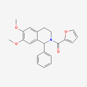 2-(Furan-2-carbonyl)-6,7-dimethoxy-1-phenyl-1,2,3,4-tetrahydroisoquinoline