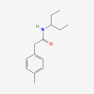 N-(1-ethylpropyl)-2-(4-methylphenyl)acetamide