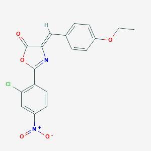 2-(2-Chloro-4-nitro-phenyl)-4-(4-ethoxy-benzylidene)-4H-oxazol-5-one