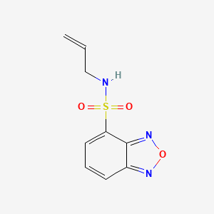 molecular formula C9H9N3O3S B4051235 N-prop-2-enyl-2,1,3-benzoxadiazole-4-sulfonamide 