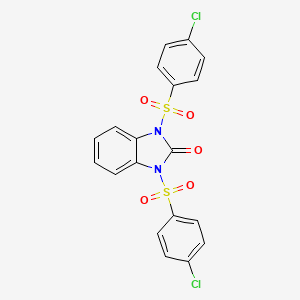 1,3-Bis[(4-chlorophenyl)sulfonyl]benzimidazol-2-one