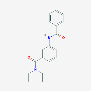 molecular formula C18H20N2O2 B4051405 3-benzamido-N,N-diethylbenzamide 