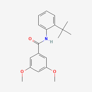 molecular formula C19H23NO3 B4051446 N-(2-tert-butylphenyl)-3,5-dimethoxybenzamide 