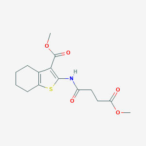 Methyl 2-[(4-methoxy-4-oxobutanoyl)amino]-4,5,6,7-tetrahydro-1-benzothiophene-3-carboxylate