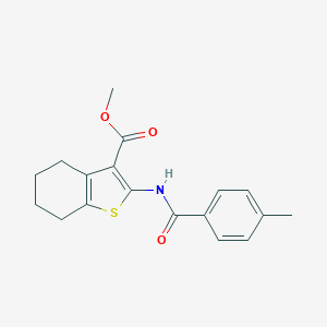 Methyl 2-[(4-methylbenzoyl)amino]-4,5,6,7-tetrahydro-1-benzothiophene-3-carboxylate